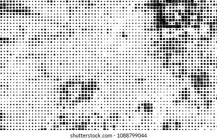 Grunge background vector modern design. Abstract surreal pattern of curved squares. Chaotic monochrome texture with the print and design business cards, labels, posters