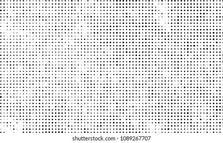Grunge background vector modern design. Abstract surreal pattern of curved squares. Chaotic monochrome texture with the print and design business cards, labels, posters