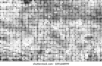Grunge background vector modern design. Abstract surreal pattern of curved squares. Chaotic monochrome texture with the print and design business cards, labels, posters