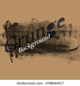 brüchiger Hintergrund. Vektorvorlage für Overlays. Auf Pappe realistische Textur