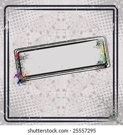 Grunge background, vector version