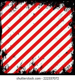 grunge background with white and red stripes