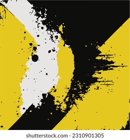 grunge background yellow black and white 2