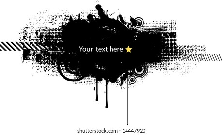 grunge background so you can add your own images (vector) 2