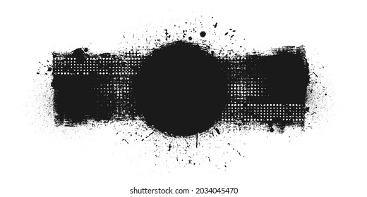 Grunge hintergrund.Brush-Farbvektor. Strip-Farbe .Roller Bürsten mit Farben Farbe für Text .Abstrakter Punkt.