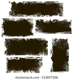 Grunge Backgrounds Vector Banners