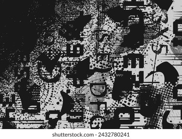 Grunge Background.texture Vector.Dust Overlay Distress Grain ,Simply Place illustration over any Object to Create concrete Effect .abstract,splattered , dirty,poster for your design.