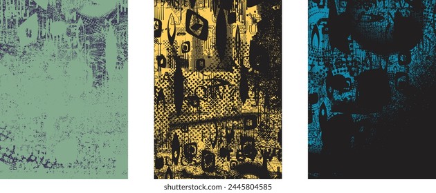 Grunge Background.texture Vector.Dust Overlay Distress Grain ,Simply Place illustration over any Object to Create concrete Effect .abstract,splattered , dirty,poster for your design.