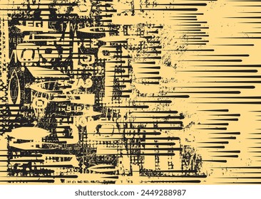 Grunge Background.texture Vector.Dust Overlay Distress Grain ,Simply Place illustration over any Object to Create concrete Effect .abstract,splattered , dirty,poster for your design.