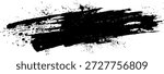 Grunge badge brush, hand drawn black sticker, Ink splashes stencil very detailed collection. High quality manually traced. Black inked splatter dirt stain splattered spray splash with drops blots. 