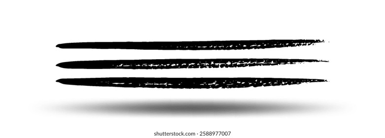 Grunge badge brush, hand drawn black sticker. eps 10