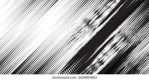 Grunge badge brush, hand drawn black sticker. vector ilustration