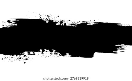 Grunge insignia pincelada 