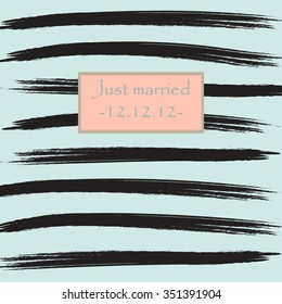  Grunge band texture / pattern / just married