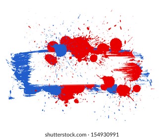 grunge banner - 4th of July Vector theme Design