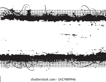 Grunge banner. Abstract background design.