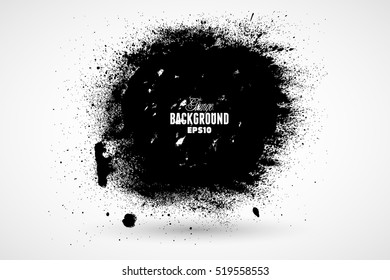Grunge banner. Grunge background. Abstract vector template