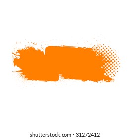 Grunge banner or background isolated on white for designer use