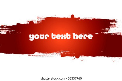 Grunge banner with copy space