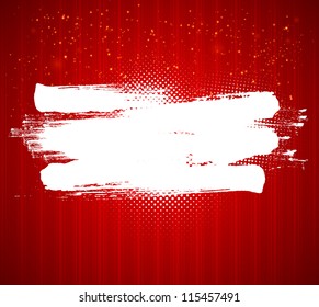 Grunge banner with copy space. Vector illustration