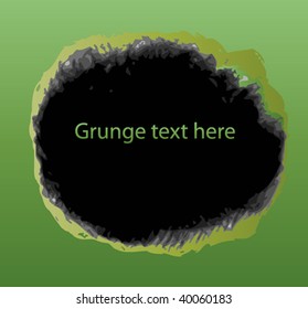 Grunge banner with copy space. Vector.