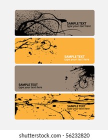 grunge banner designs