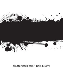 Grunge banner design.Vector grunge background.