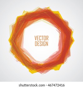 Grunge Banner, Insignia, Frame, Label or Badge. Retro shapes for Emblems.
