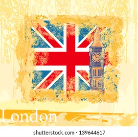  Grunge banner with London