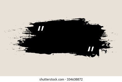 Grunge banner with quotation marks.Grunge quote banner vector design.
