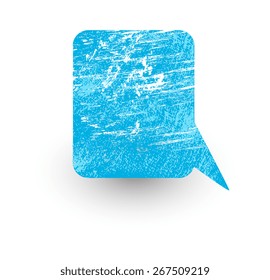 Grunge Banner Talk Bubble