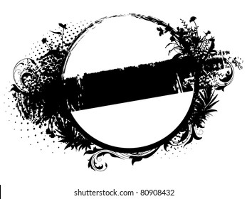 Grunge banner template