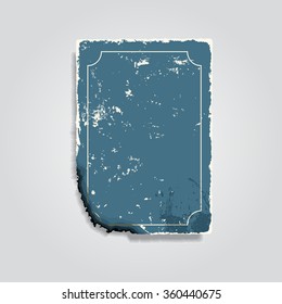 Grunge banner template for your design. Vector illustration