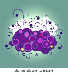 Grunge banner. Vector.