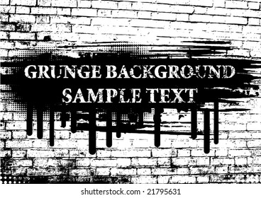 Grunge banner. Vector.