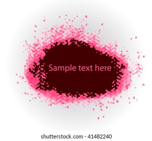 Grunge banner. Vector.