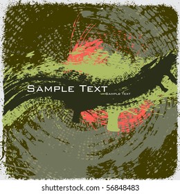 Grunge banner. Vector.
