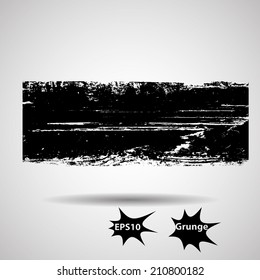 grunge banner. Vector illustration. 