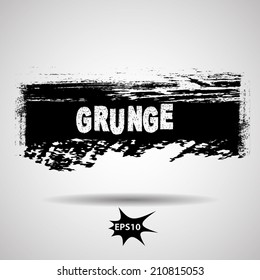 grunge banner. Vector illustration. 