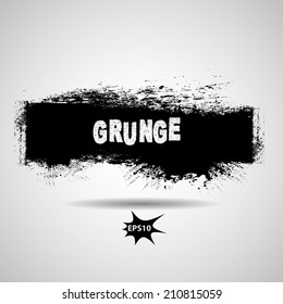 grunge banner. Vector illustration. 