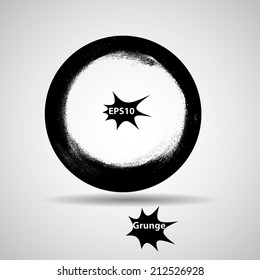 Grunge banner. Vector illustration. 