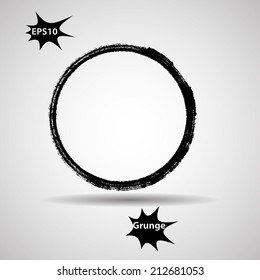 Grunge banner. Vector illustration. 