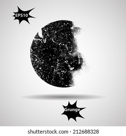 Grunge banner. Vector illustration. 