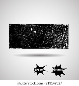 Grunge banner. Vector illustration. 