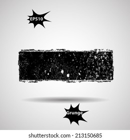 Grunge banner. Vector illustration. 