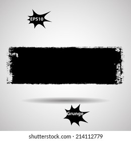 Grunge banner. Vector illustration. 