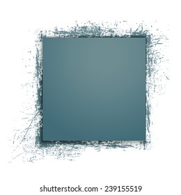 Grunge banner. Vector illustration.