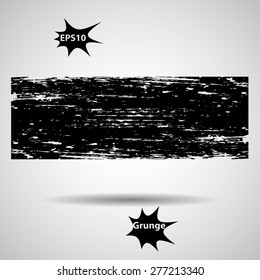 Grunge banner. Vector illustration.