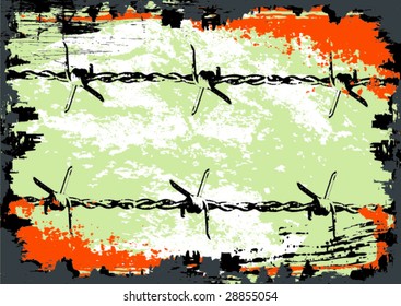 Grunge Banner Vector Template
