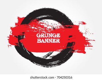 Grunge banner for your design.Vector distressed banner.
